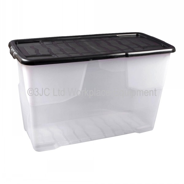 Strata Curve Plastic Storage Box & Lid Size 7 (100 Litre) 3JC